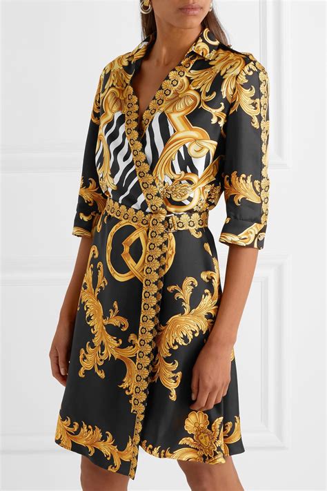 versace silk mini dress|atelier versace dress.